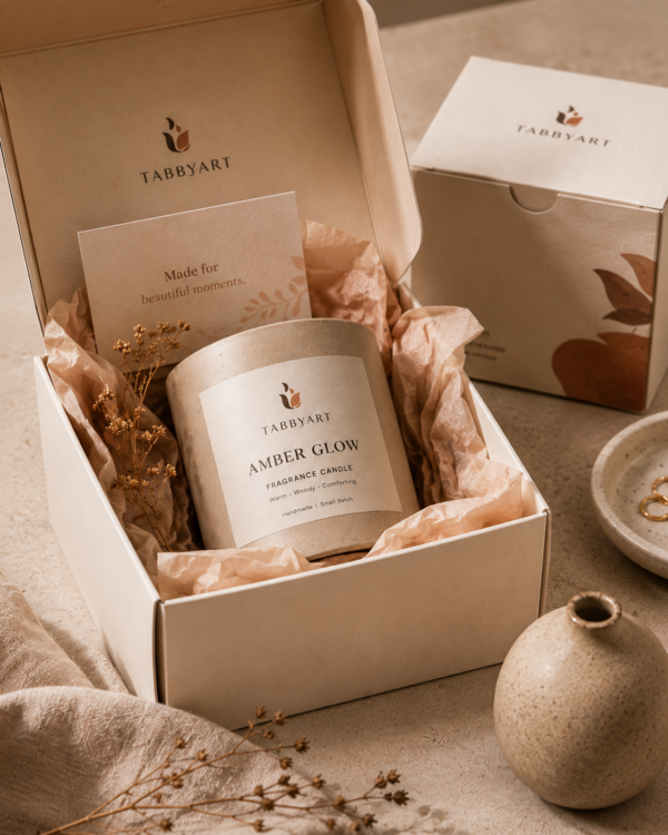 Amber Glow Fragrance Candle (Copy)